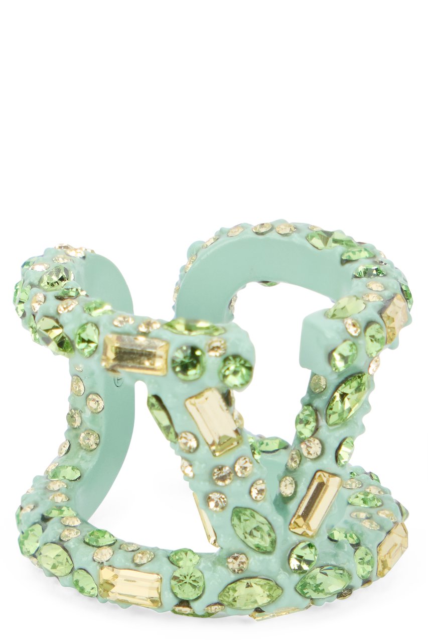 Valentino Stone Ring embellished with stonesring Groen