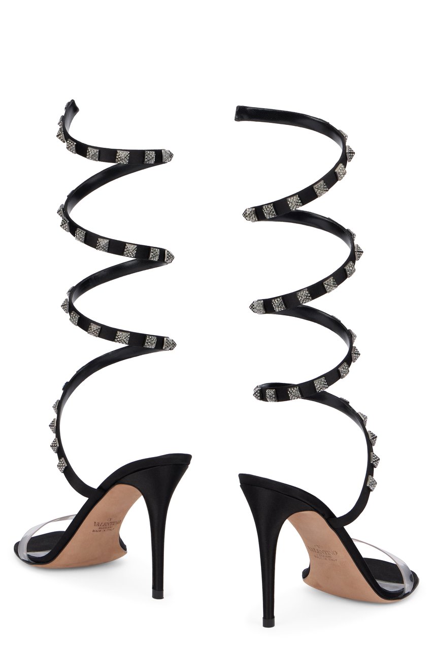 Valentino Elegant high-heeled versatile sandal Zwart