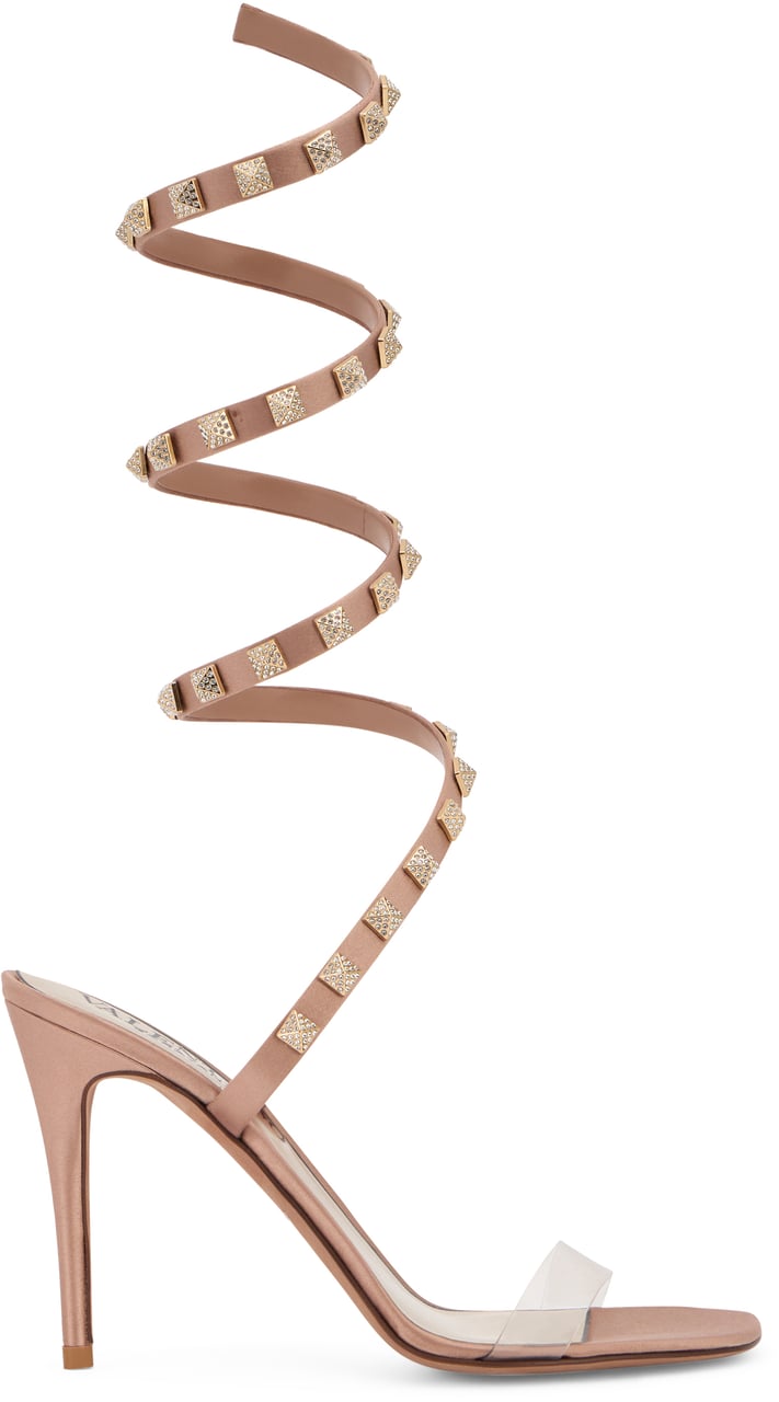 Valentino Elegant high-heeled shoe with spiral Roze