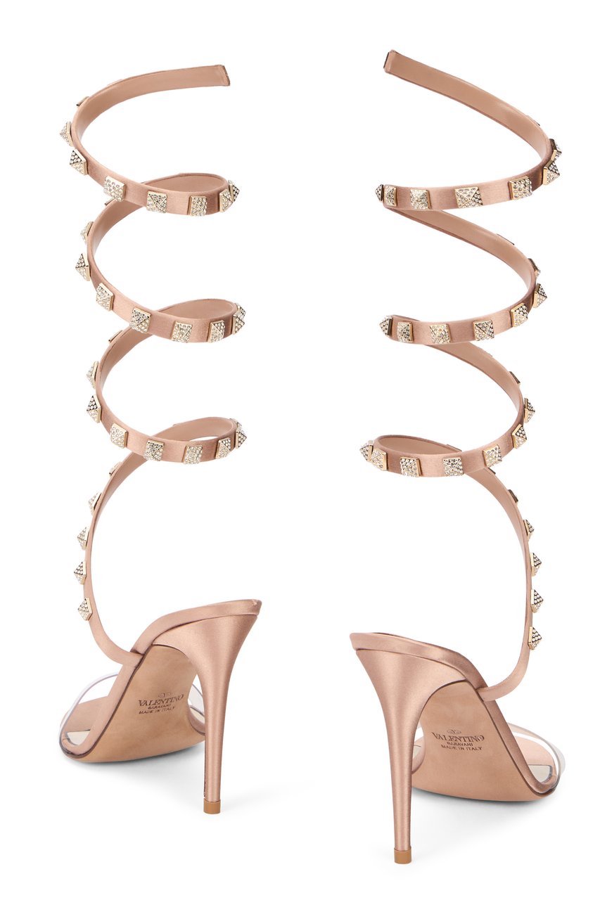 Valentino Elegant high-heeled shoe with spiral Roze