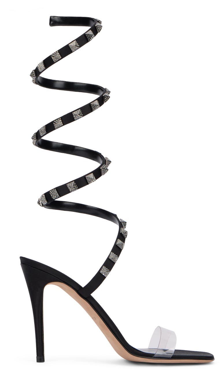 Valentino Elegant high-heeled versatile sandal Zwart