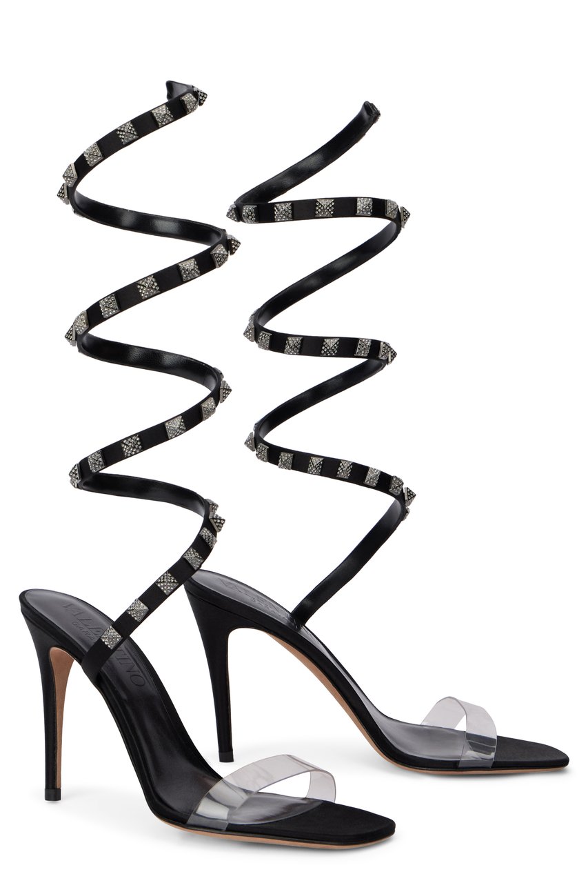 Valentino Elegant high-heeled versatile sandal Zwart