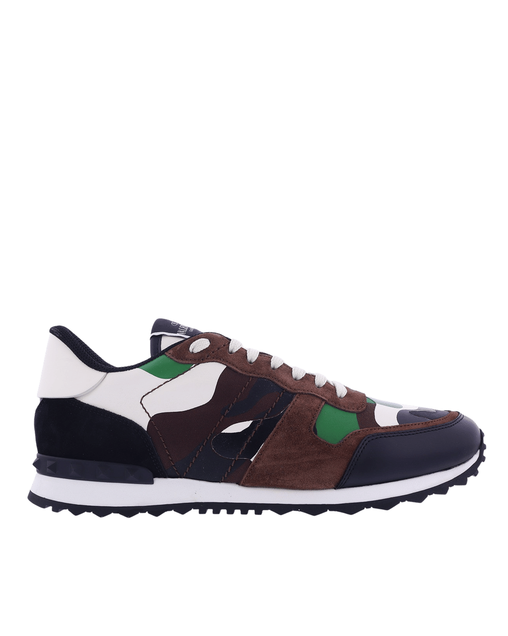 Valentino Heren RockRunner Sneaker Bruin/Groen Bruin