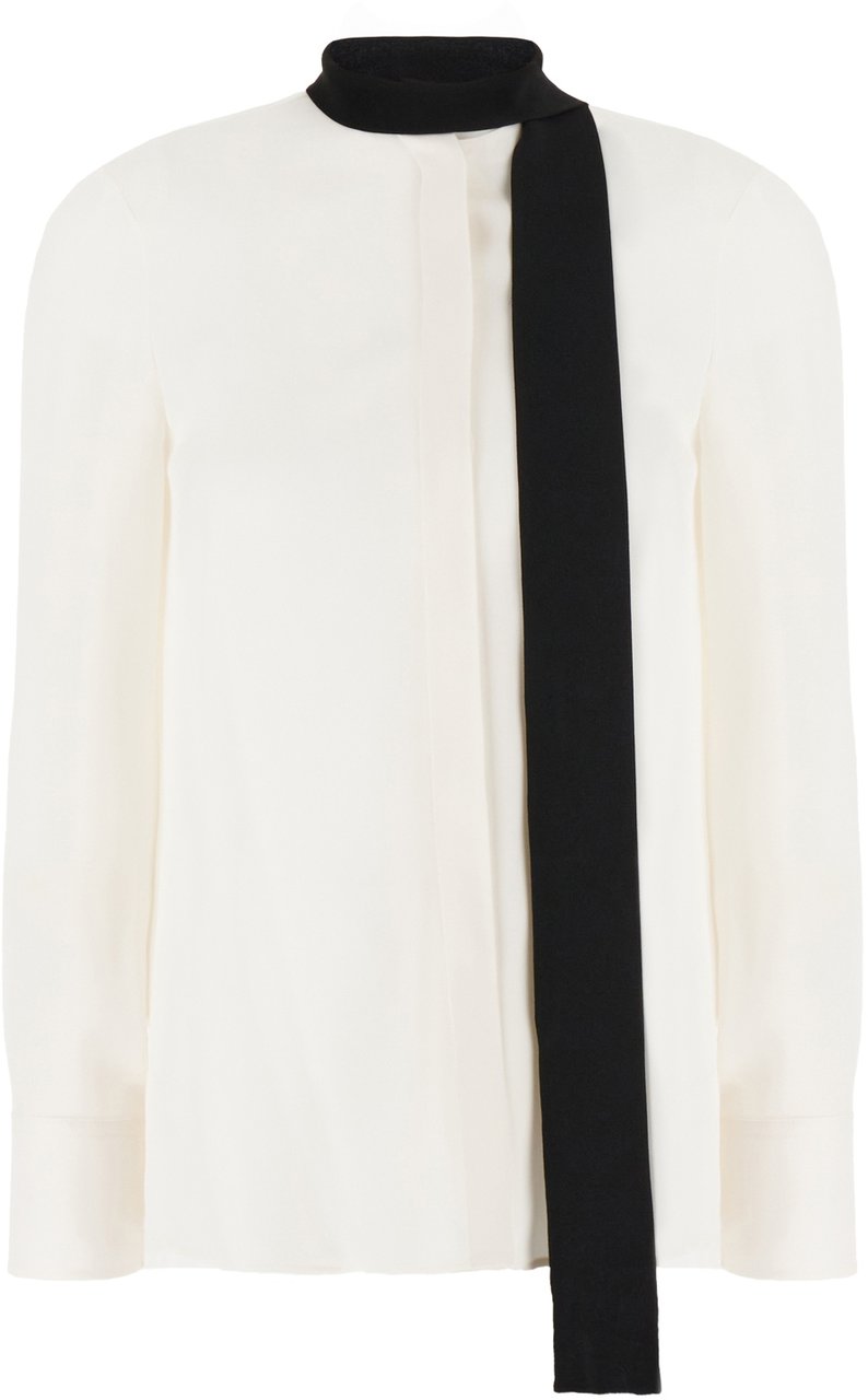 Valentino Valentino White silk blouse Wit