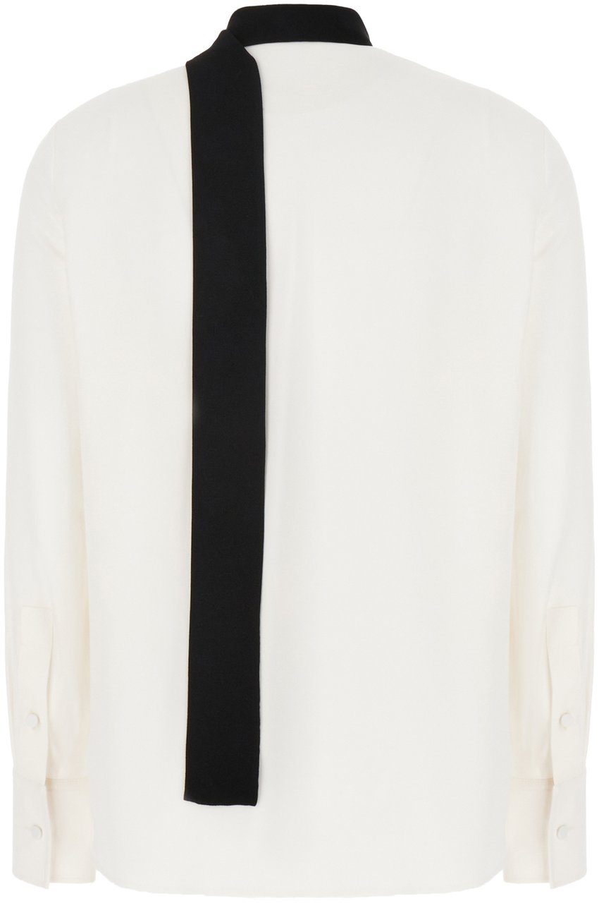 Valentino Valentino White silk blouse Wit
