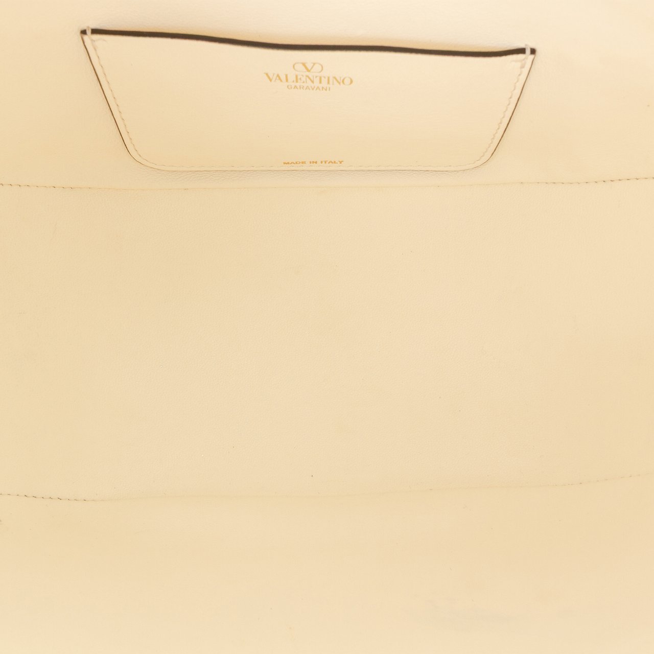 Valentino Small Grainy Calfskin VLogo Moon Hobo Wit