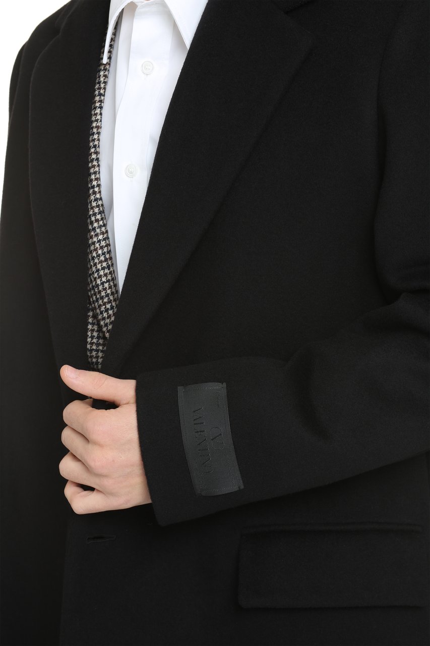 Valentino Wool blend coat Zwart