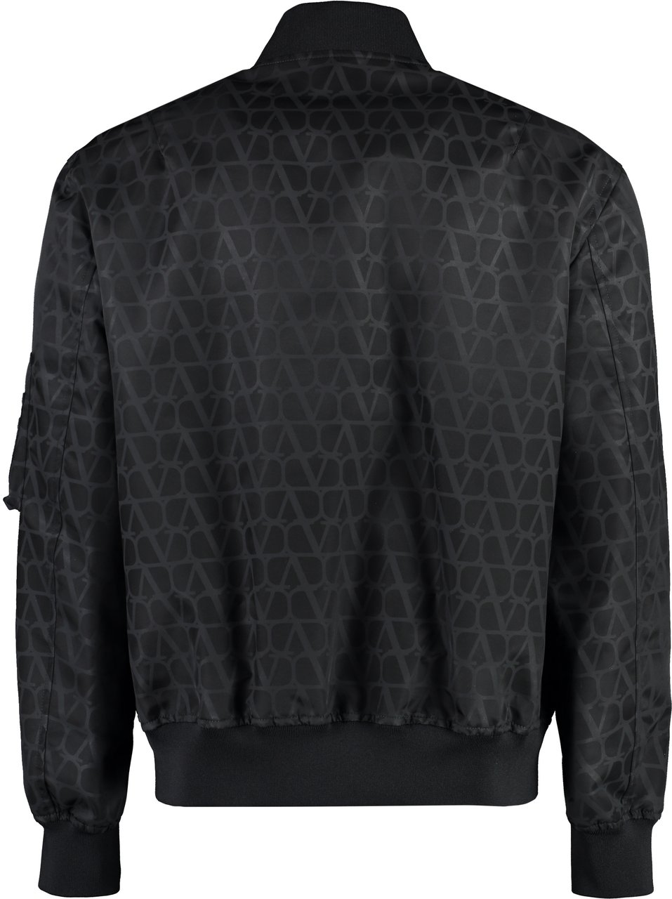 Valentino Nylon bomber jacket Zwart