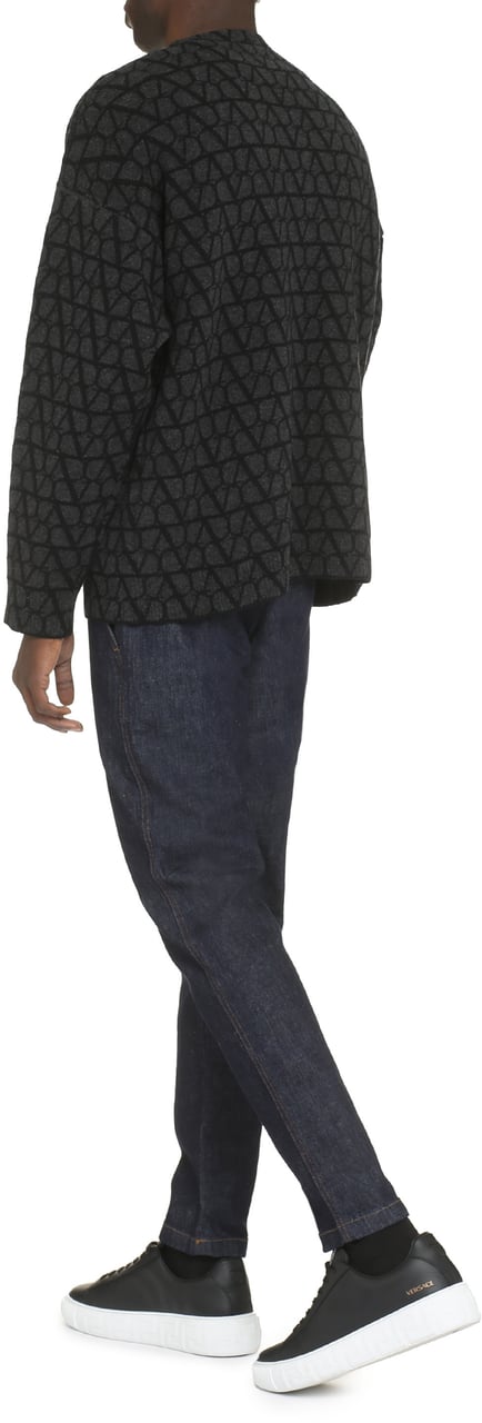 Valentino Crew-neck wool sweater Grijs