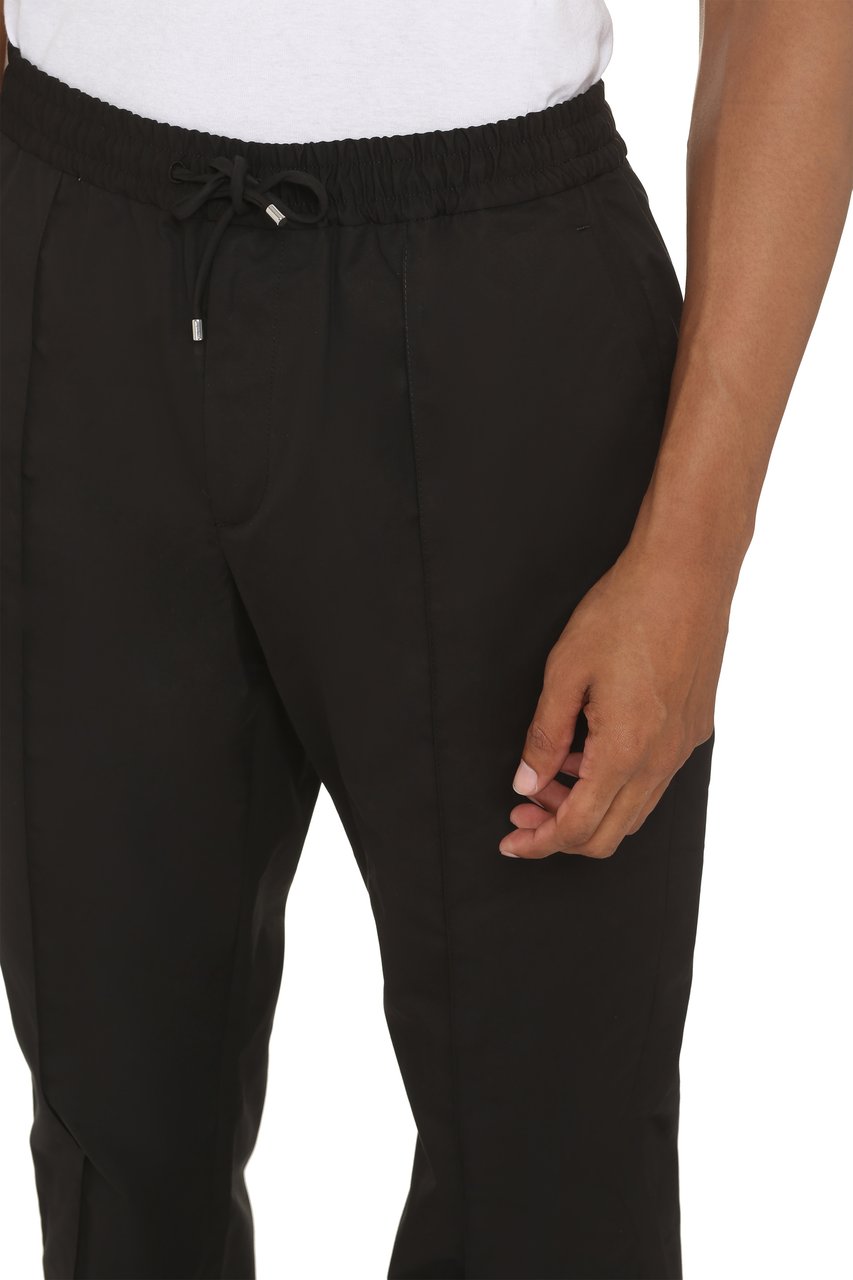 Valentino Cotton trousers Zwart