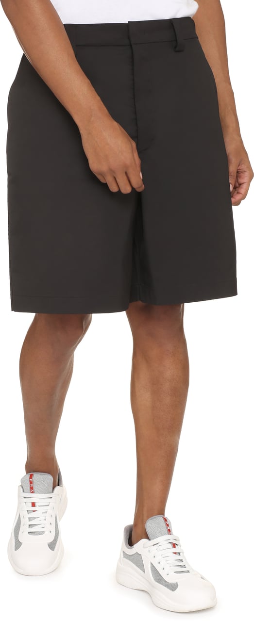 Valentino Nylon bermuda shorts Zwart