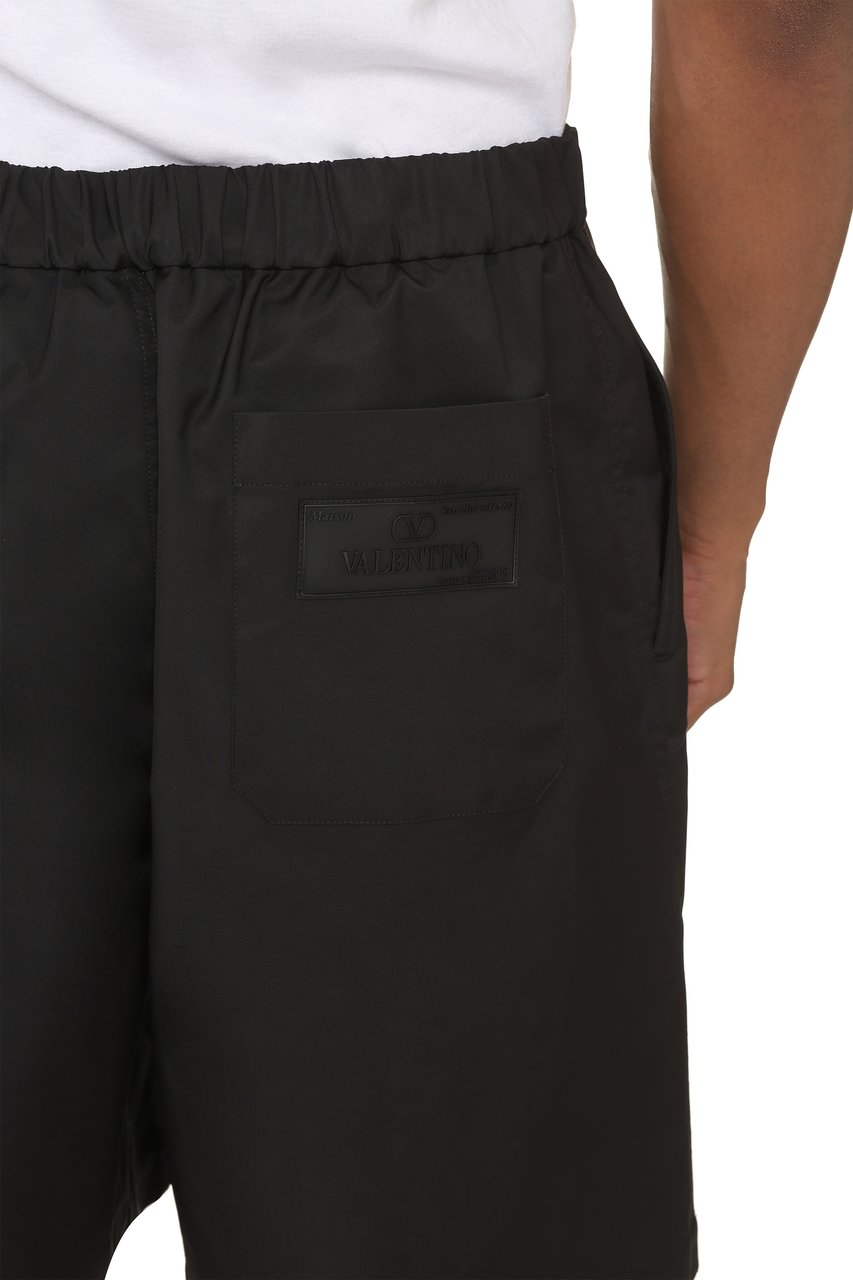 Valentino Nylon bermuda shorts Zwart