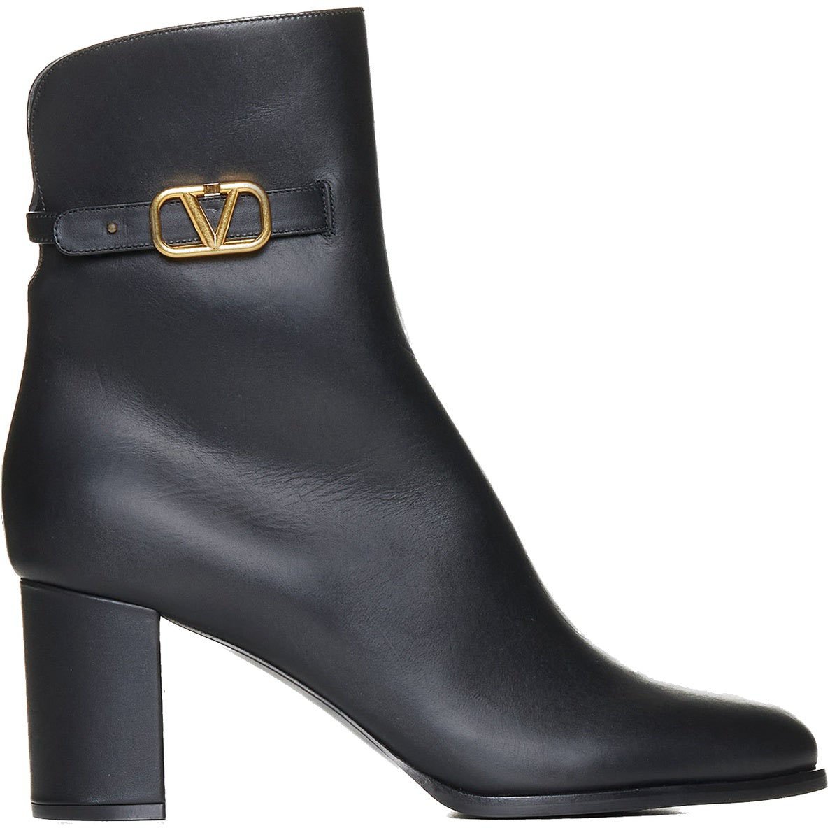 Valentino Valentino Garavani VLogo Signature Leather Boots Zwart