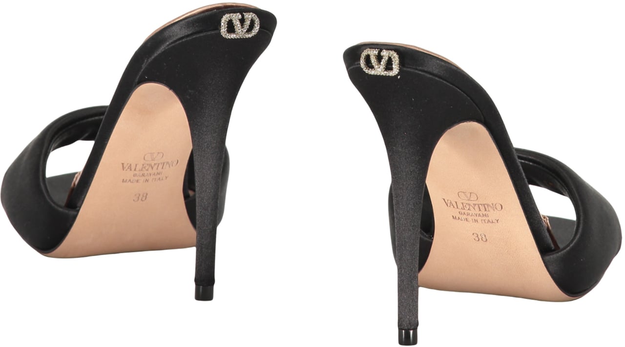 Valentino Fabric mules Zwart