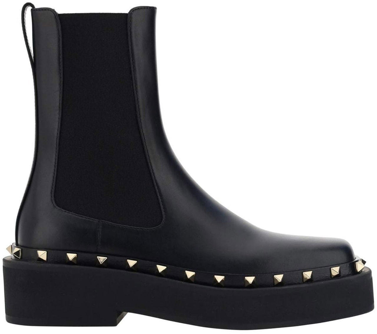 Valentino Valentino Garavani Rockstud M-Way Ankle Boots Zwart