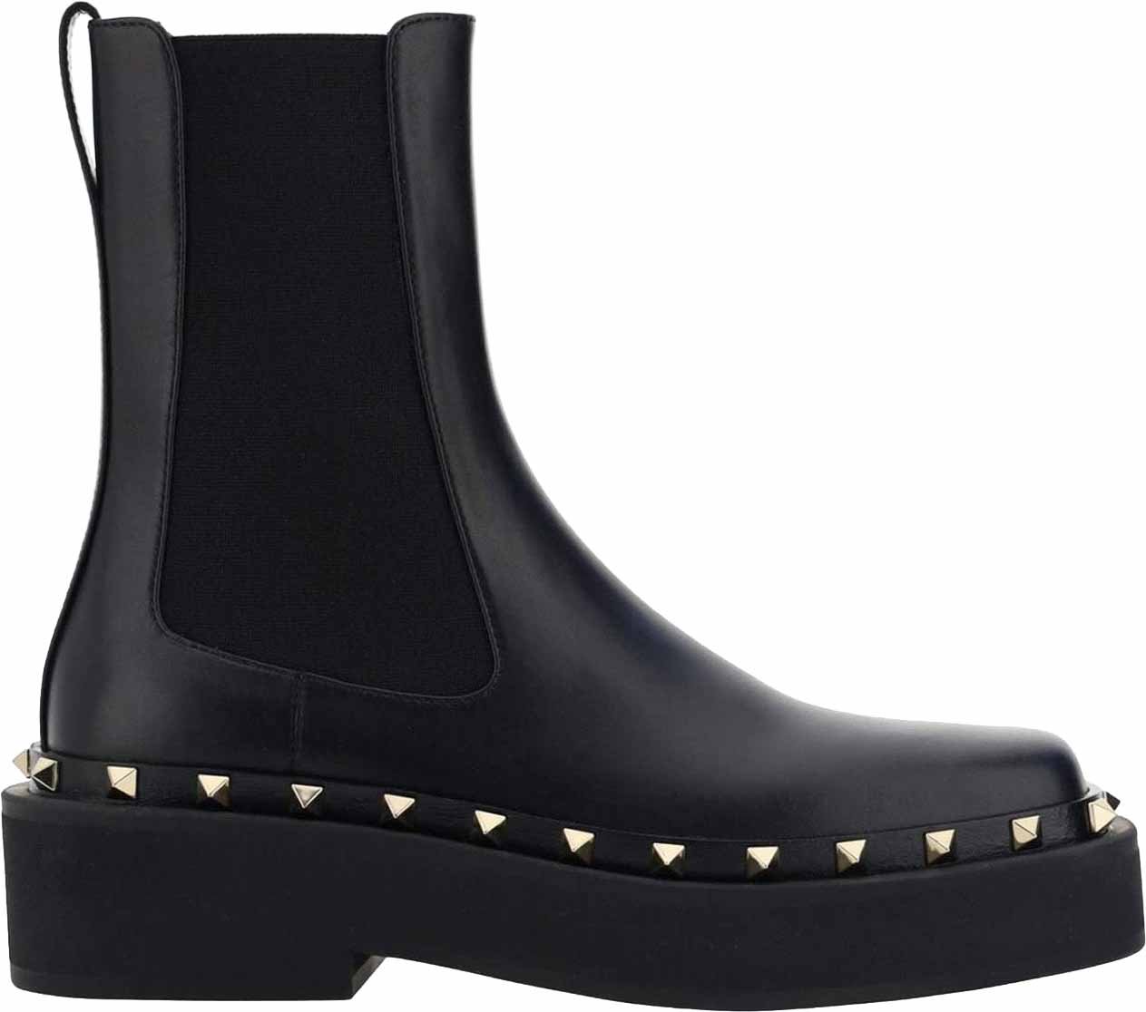 Valentino Valentino Garavani Rockstud M-Way Ankle Boots Zwart