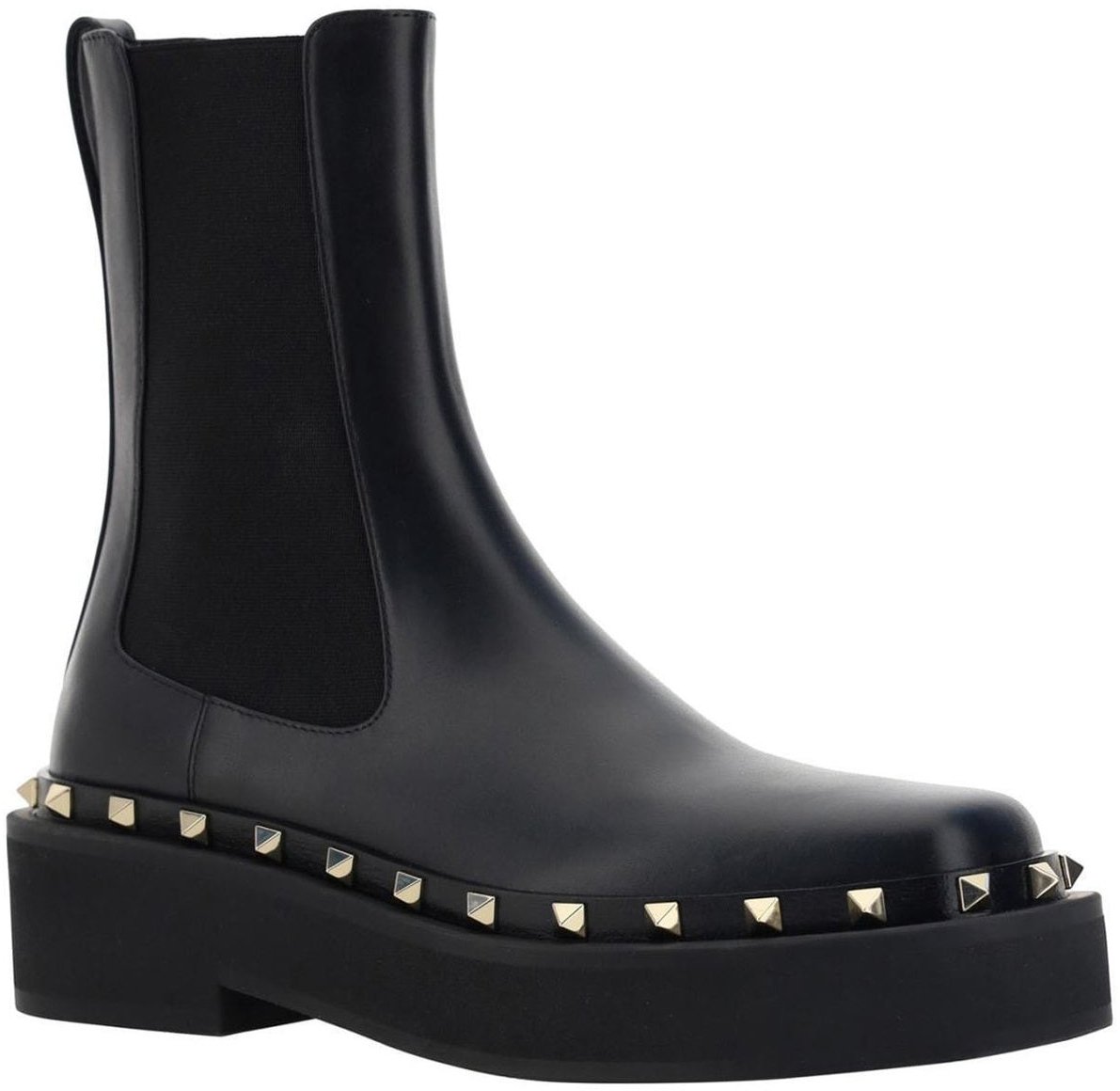 Valentino Garavani Rockstud M-Way Ankle Boots Zwart