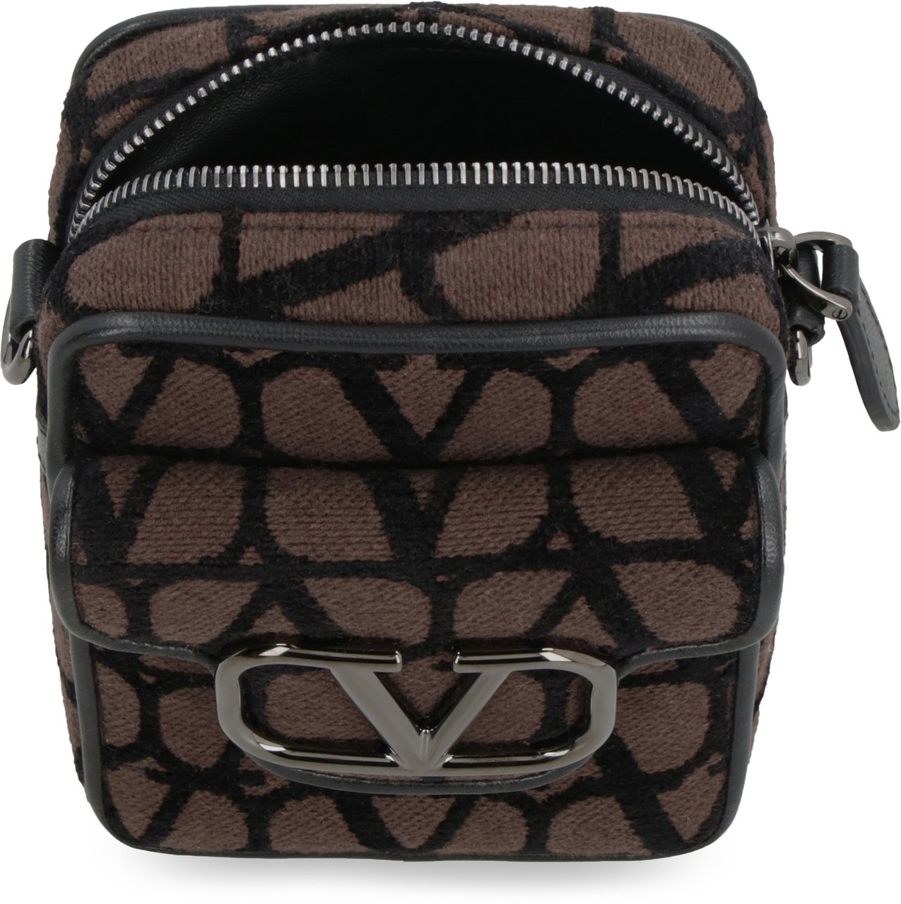 Valentino Locò mini crossbody bag Bruin