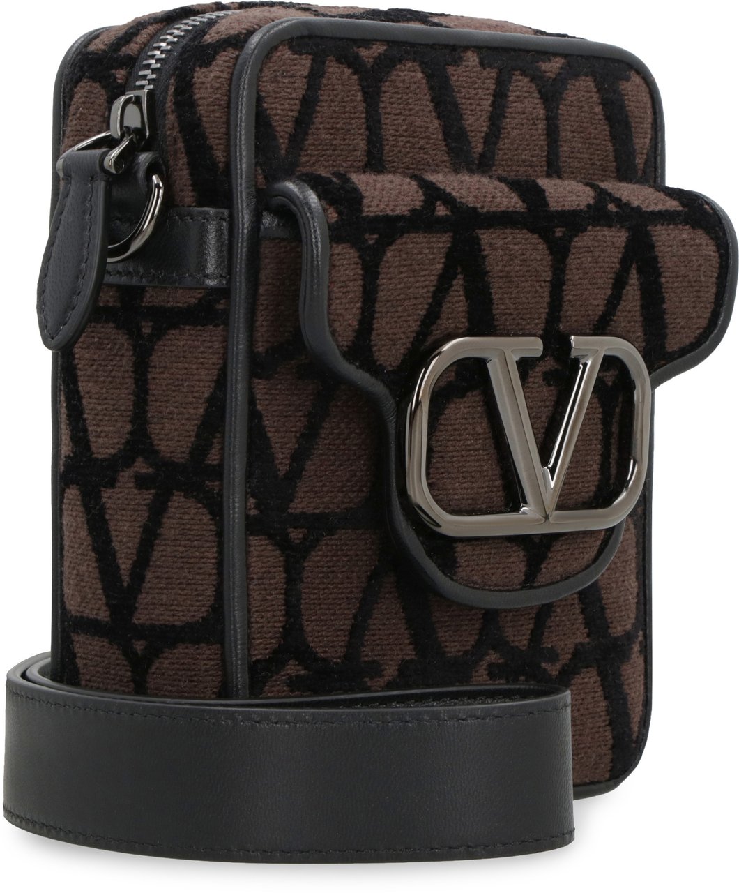 Valentino Locò mini crossbody bag Bruin