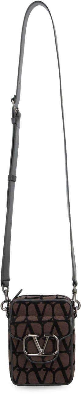Valentino Locò mini crossbody bag Bruin