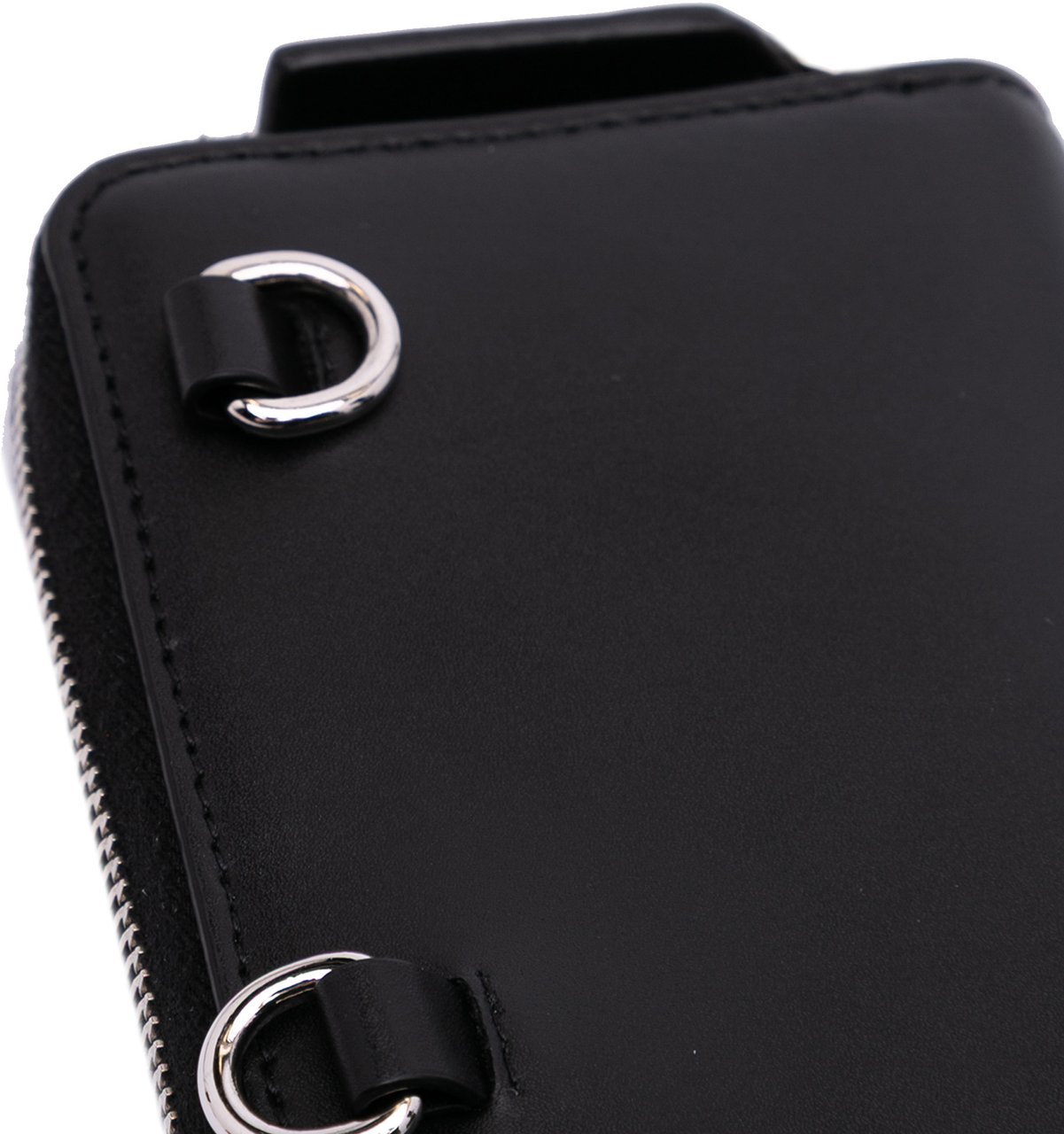 Valentino Leather VLogo Dreamers Neck Wallet Zwart