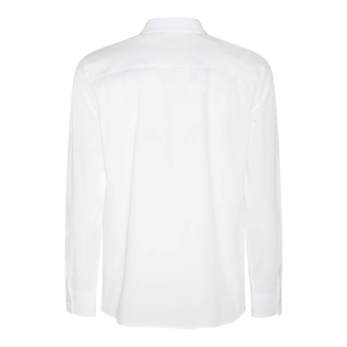 Valentino White Cotton Stud Detailing Shirt Wit
