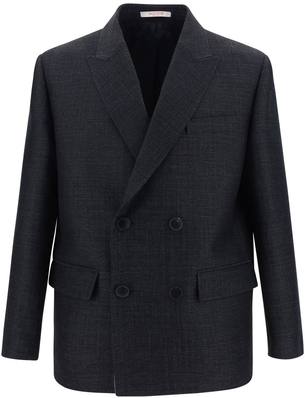 Valentino Valentino Wool And Silk Jacket Grijs