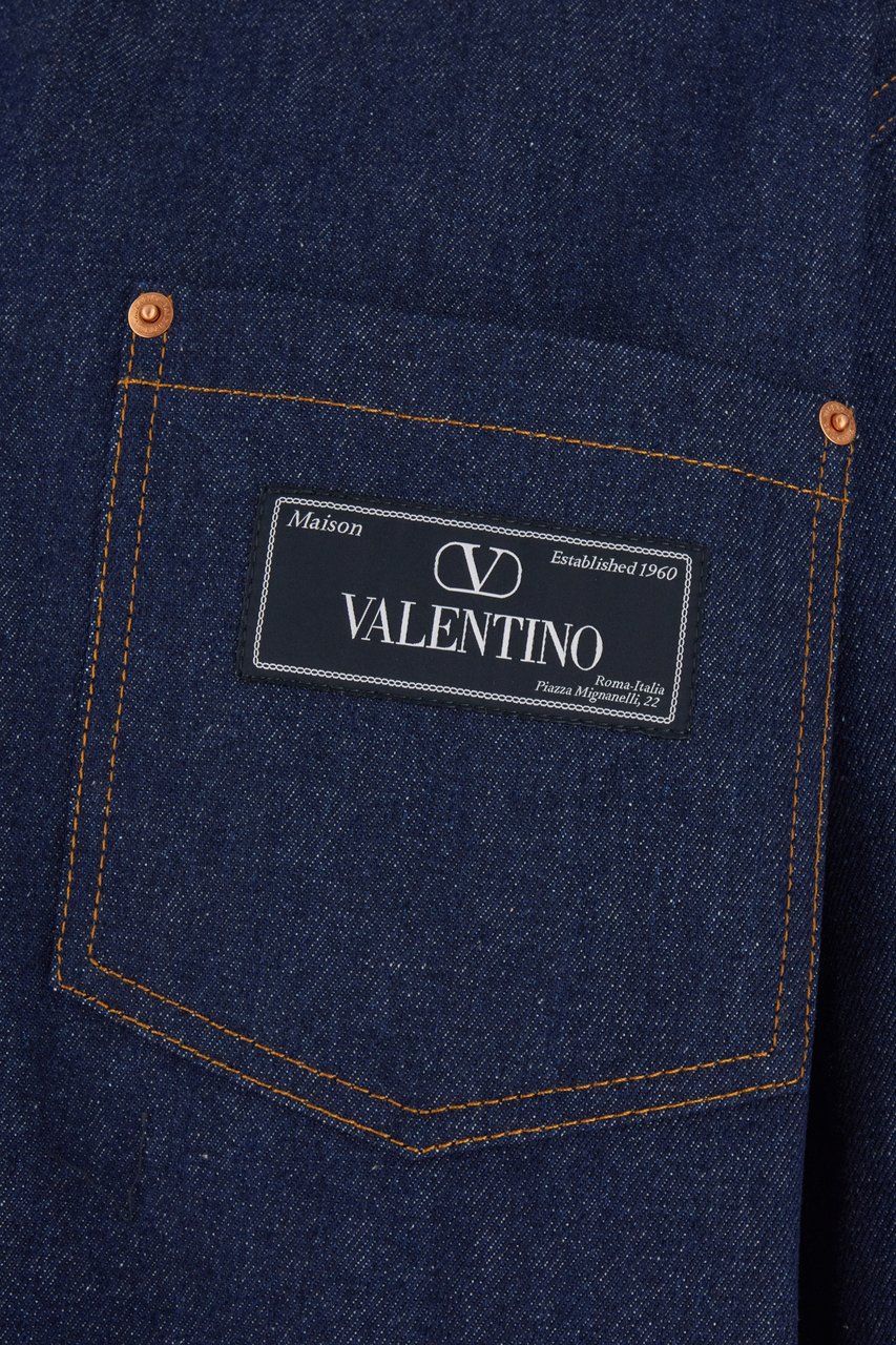 Valentino Valentino Denim shirt Blauw