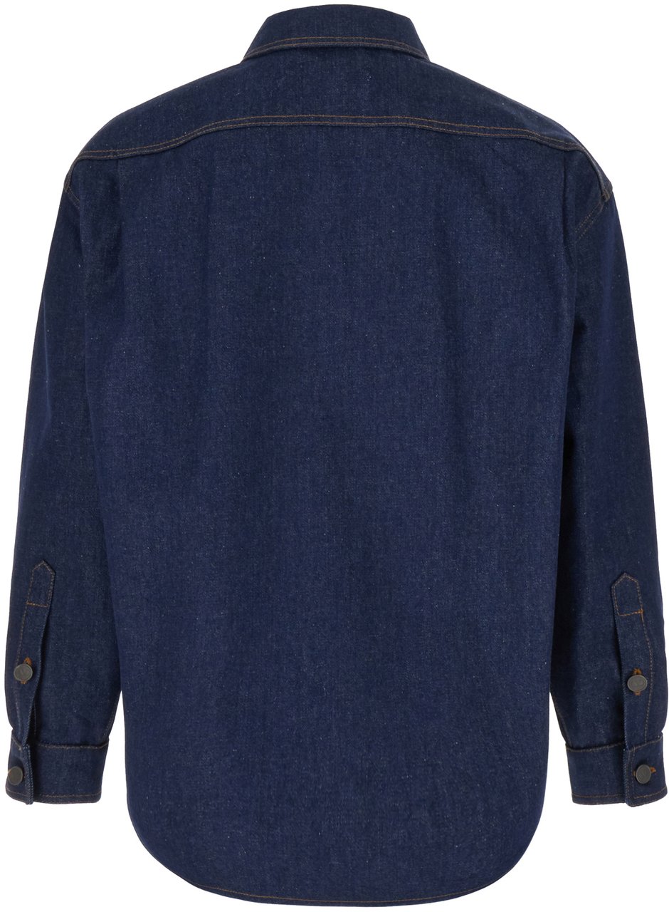 Valentino Valentino Denim shirt Blauw