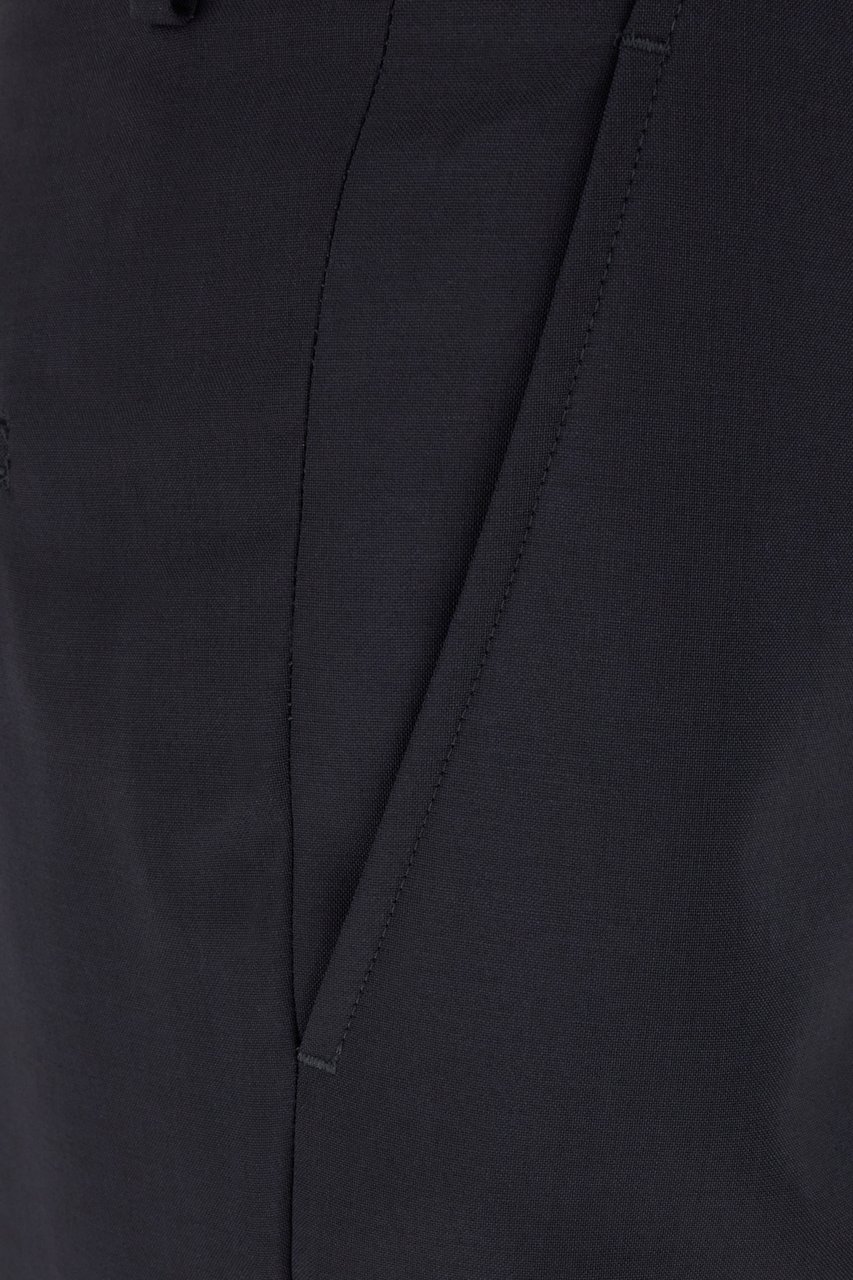 Valentino Valentino Midnight blue wool blend pants Blauw