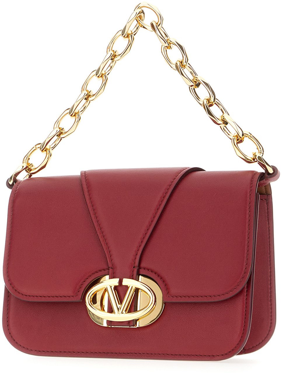 Valentino Valentino Tiziano red leather handbag Rood