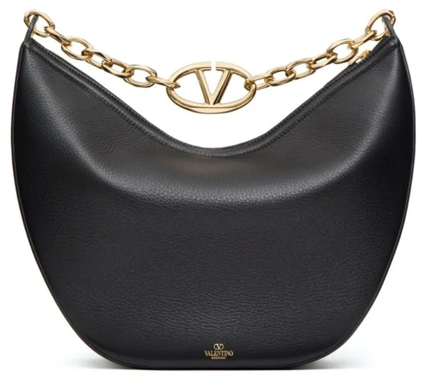 Valentino Valentino Garavani Vlogo Gate Shoulder Bag Zwart