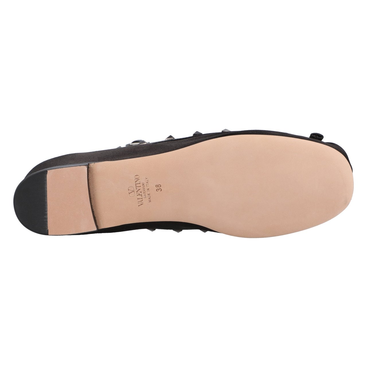 Valentino Rockstud Ballerinas Black Zwart