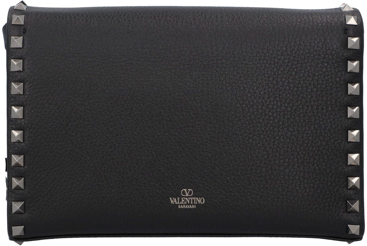 Valentino Small Rockstud Shoulderbag Zwart