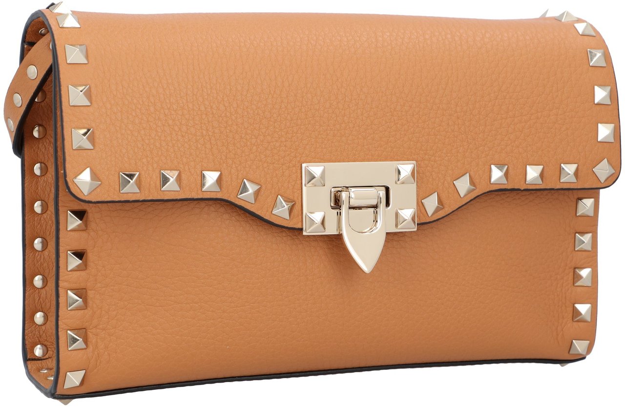 Valentino Rockstud Crossbody Bag Bruin