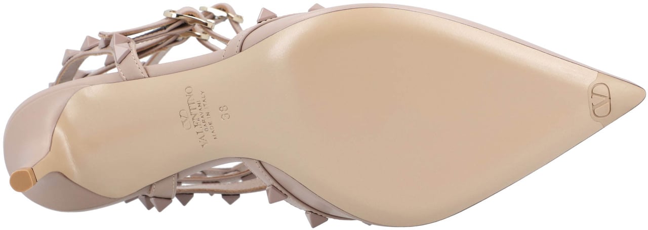 Valentino Rockstud' Pumps Beige Roze