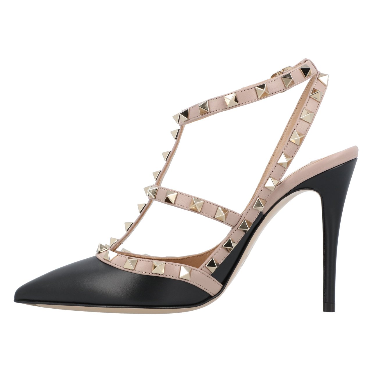 Valentino Rockstud Pumps Black Roze