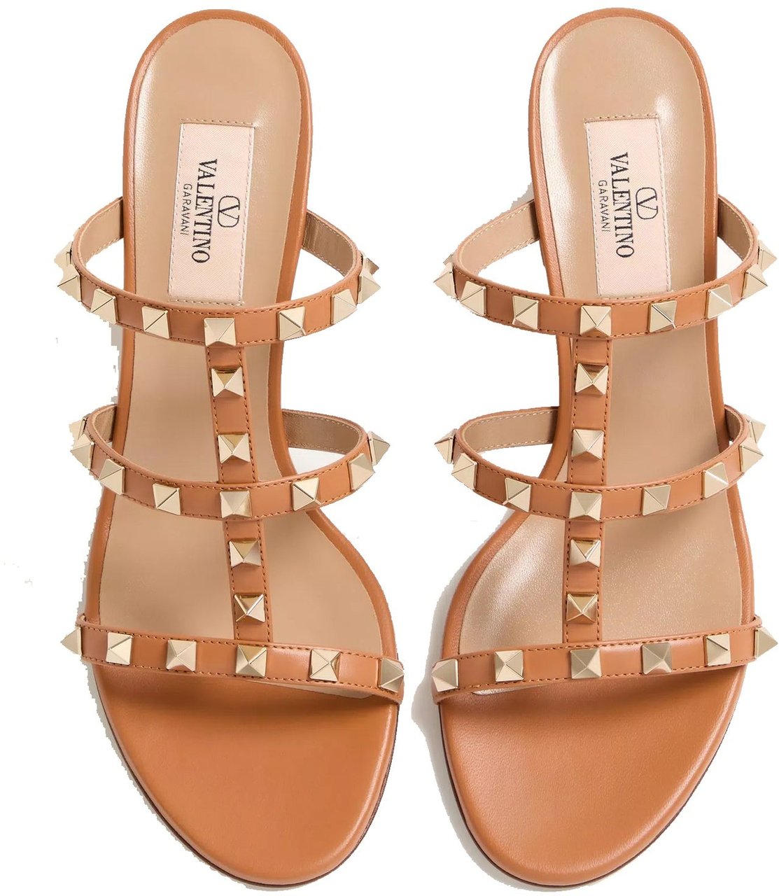 Valentino Valentino Garavani Rockstud Mules Bruin