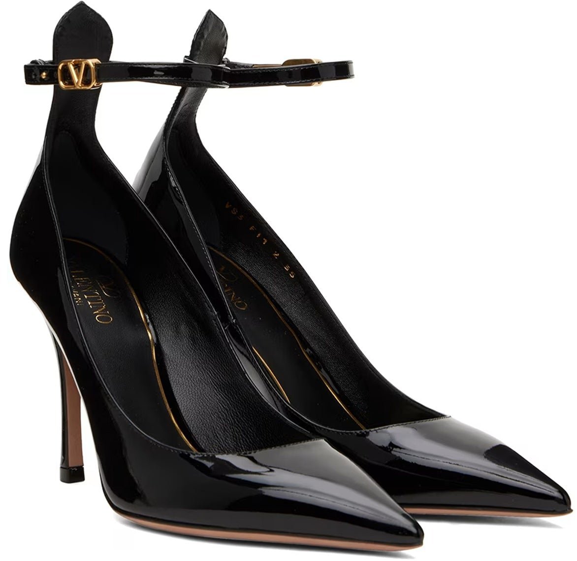 Valentino Valentino Garavani Patent Leather Pumps Zwart