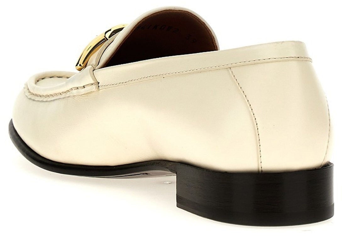 Valentino Valentino Garavani Vlogo The Blond Edition Leather Loafers Wit