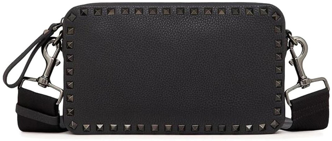 Valentino Valentino Garavani Rockstud shoulder bag Zwart