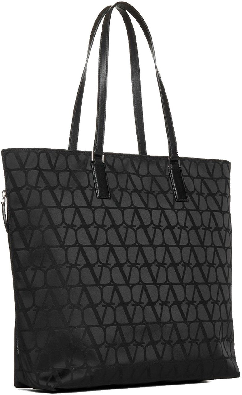 Valentino Valentino Garavani Toile Iconographe Tote Bag Zwart