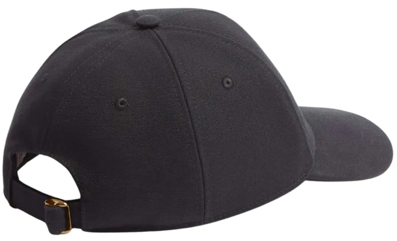 Valentino Dark Classic Geometric Logo Baseball Cap Grijs