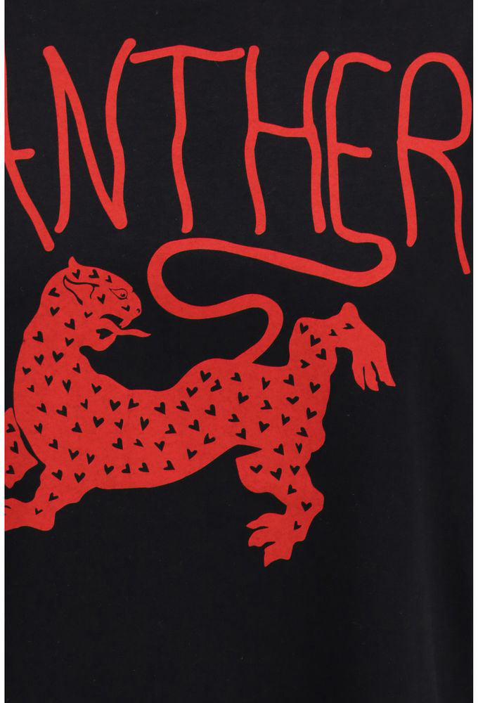 Valentino Black Cotton T-Shirt Zwart