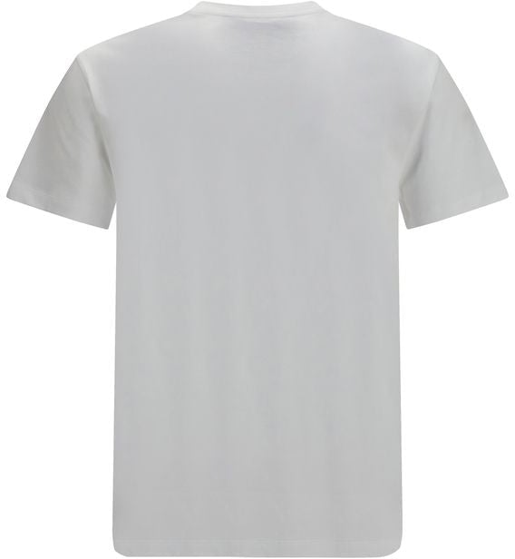 Valentino White Cotton T-Shirt Wit