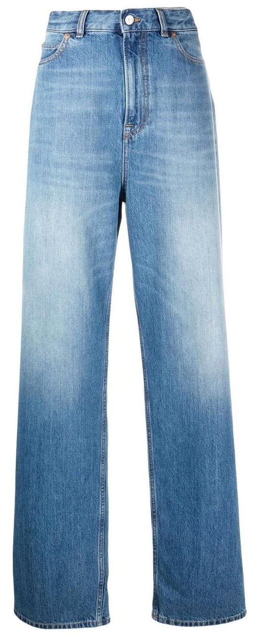 Valentino Archive Patch Jeans Blauw