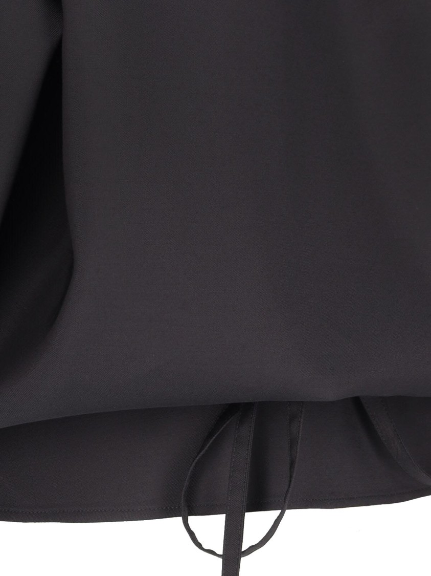 Valentino Drawstring Shirt – Black Zwart
