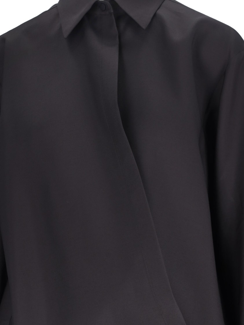 Valentino Drawstring Shirt – Black Zwart