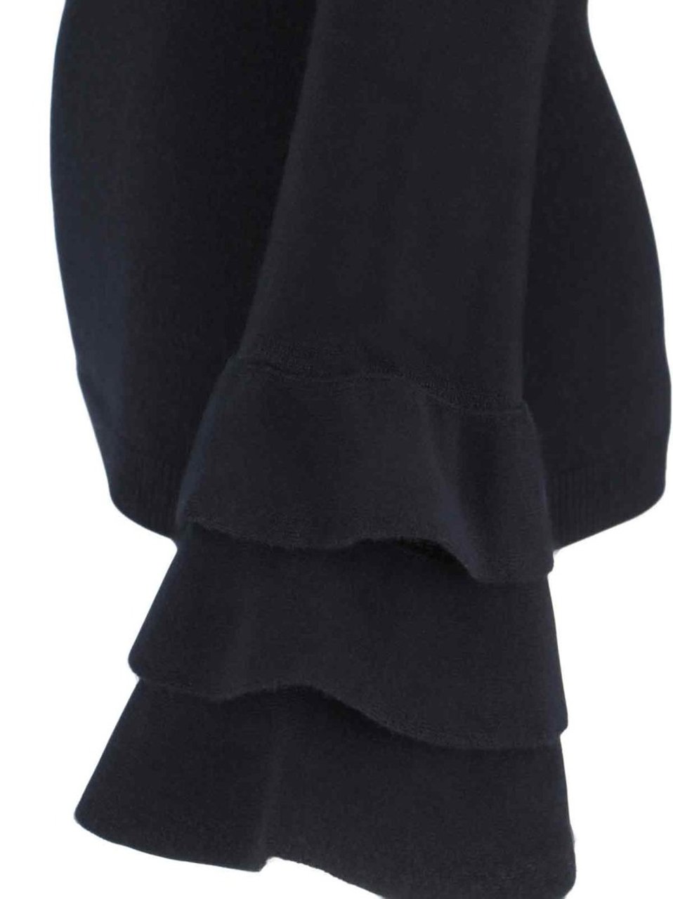 Valentino Ruffle Sweater – Black Zwart