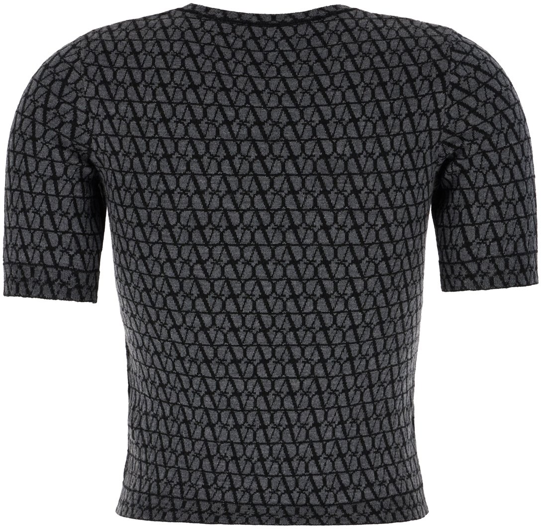 Valentino Valentino Embroidered wool top Divers